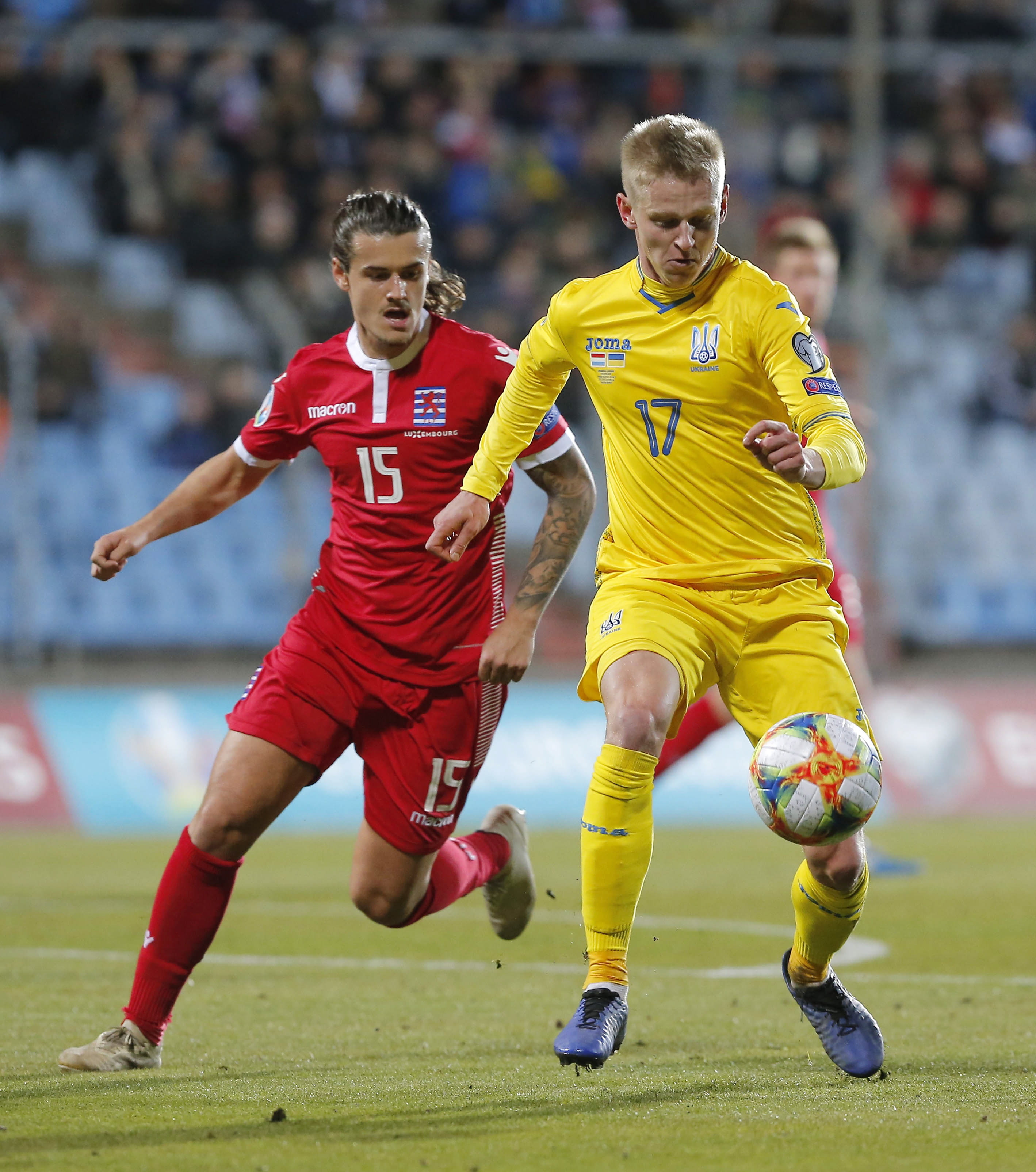 卢森堡队员备战国际足球锦标